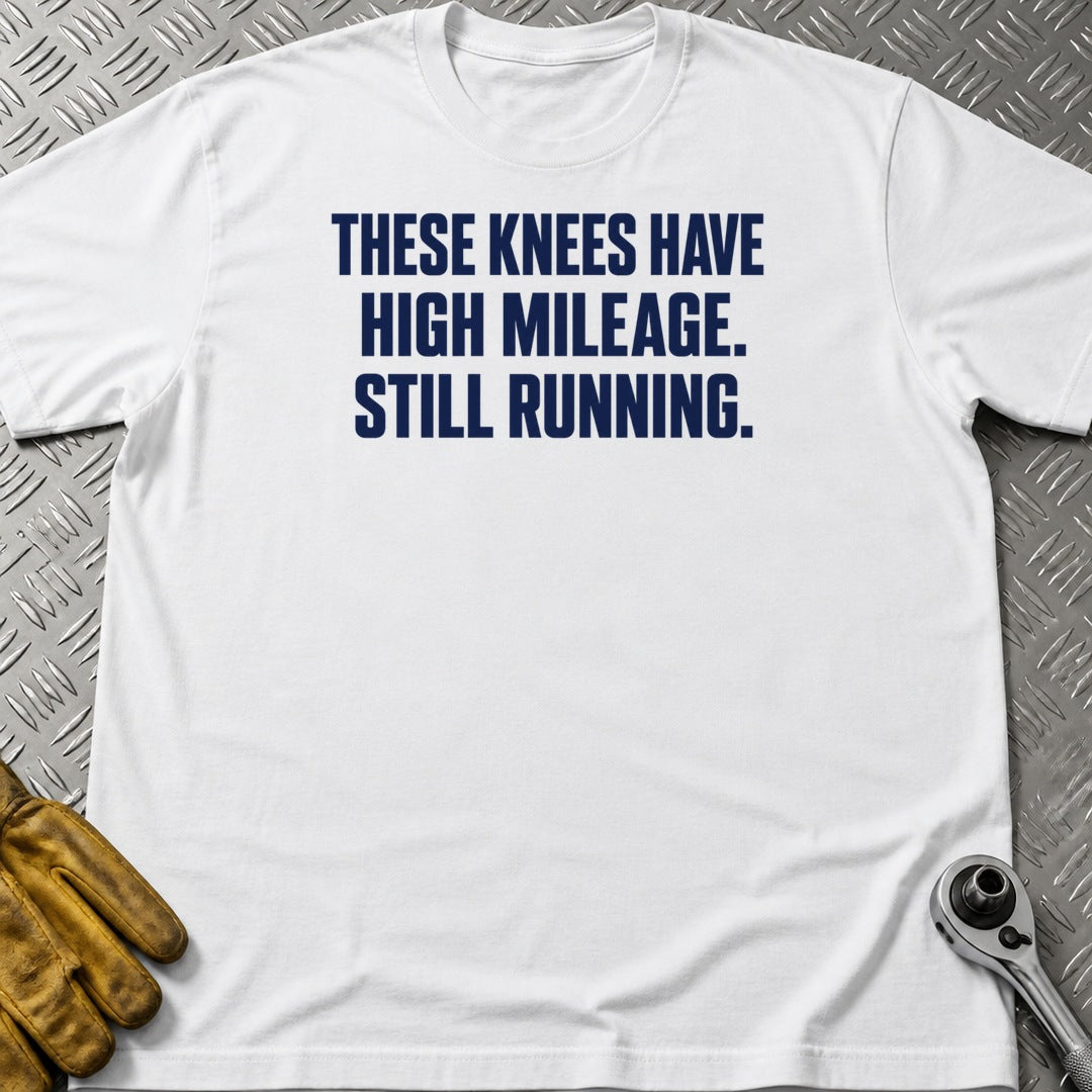 High Mileage t-shirt flat lay