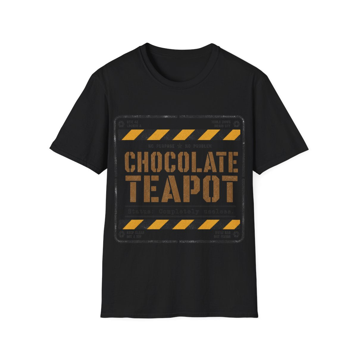 Chocolate Teapot T-shirt in Black