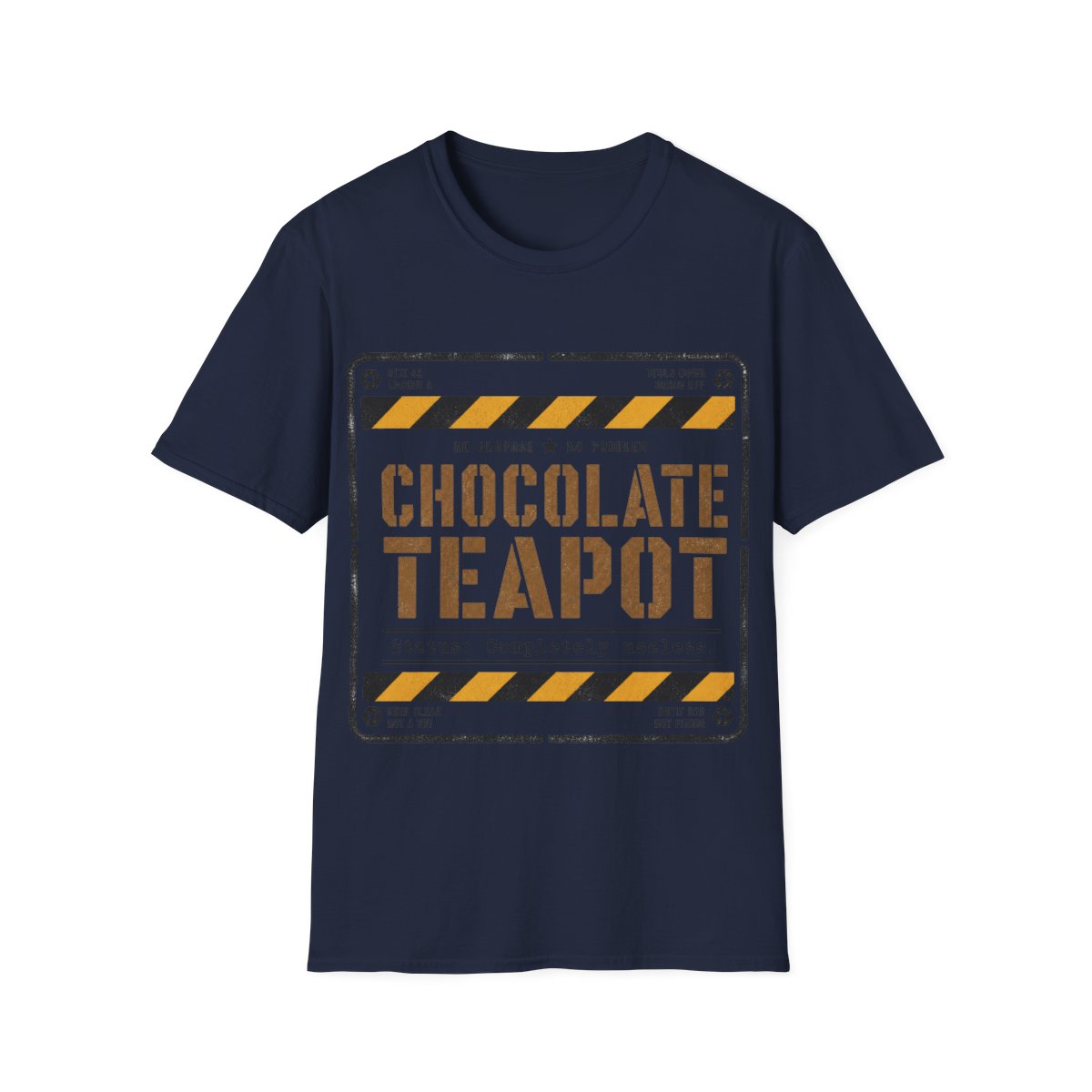 Chocolate Teapot T-shirt in Navy