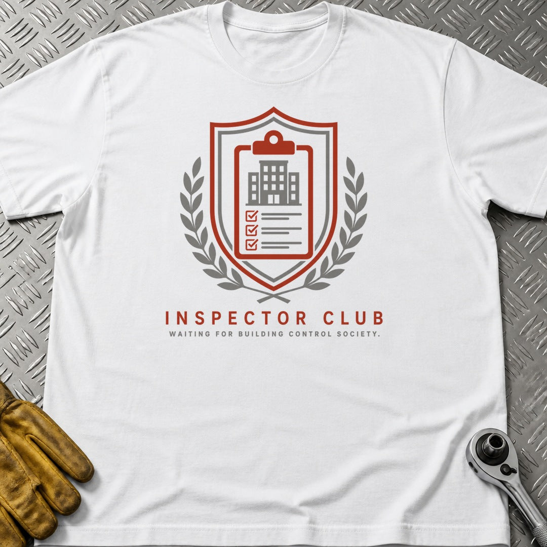 Inspector Club t-shirt flat lay