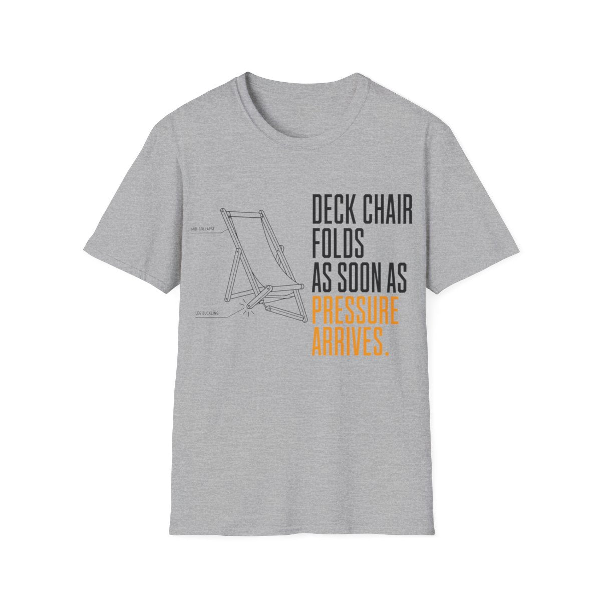Deck Chair T-shirt in Sport Grey