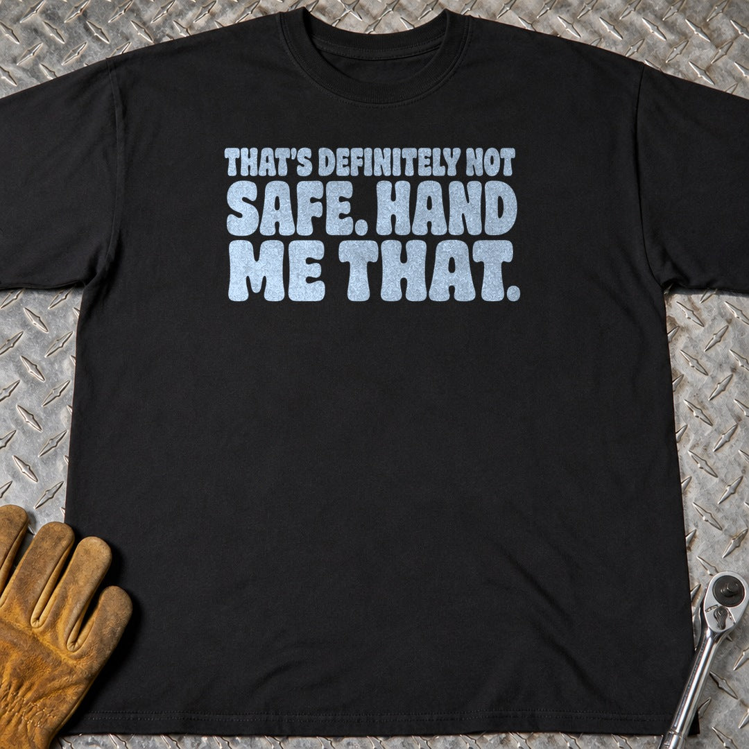 Hand Me That t-shirt flat lay