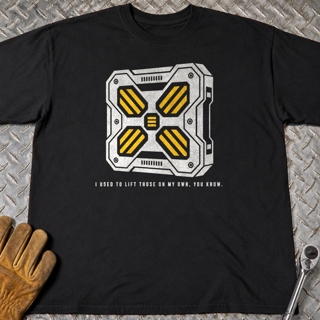 Used To Lift Those t-shirt flat lay