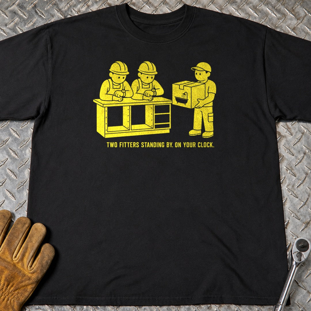 Standing By t-shirt flat lay
