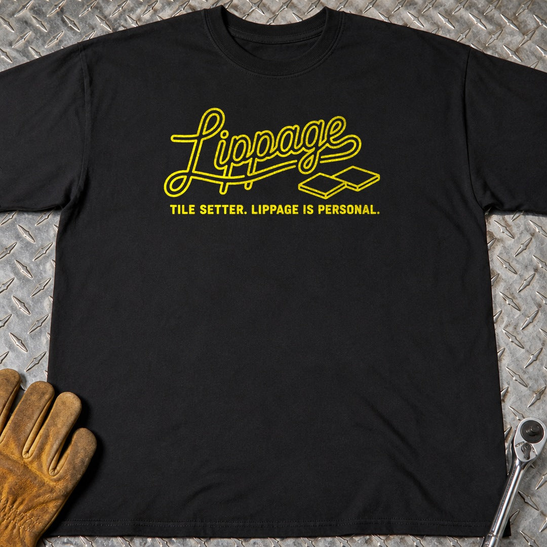 Lippage t-shirt flat lay