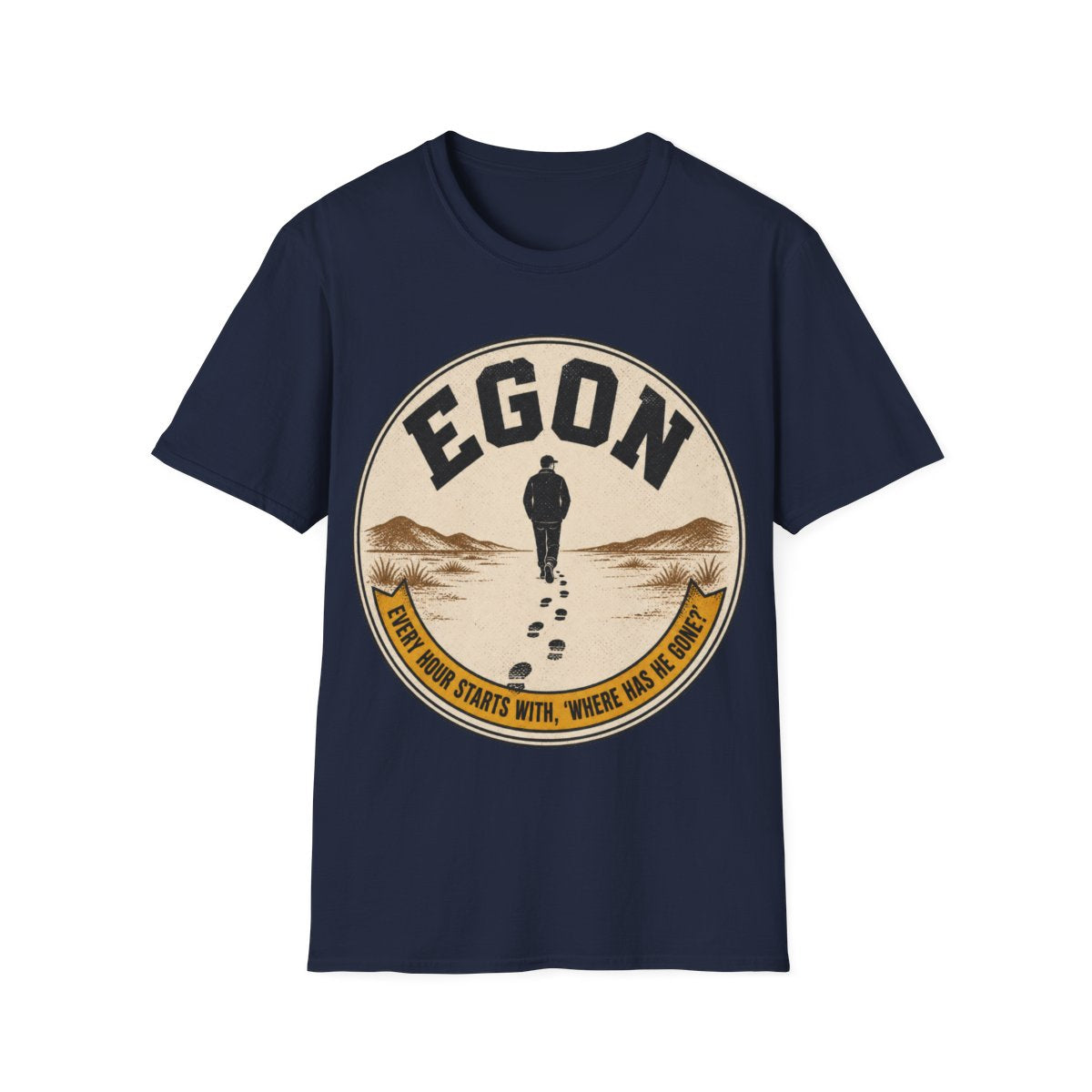 Egon T-shirt in Navy