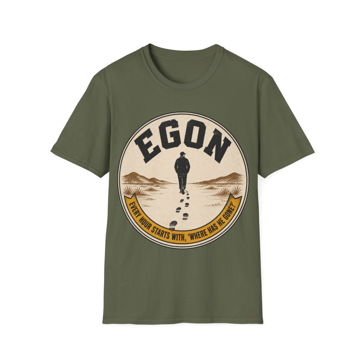 Egon T-shirt in Military Green