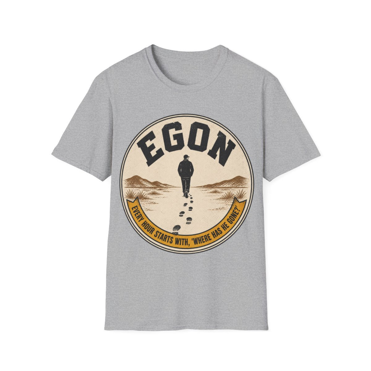 Egon T-shirt in Sport Grey