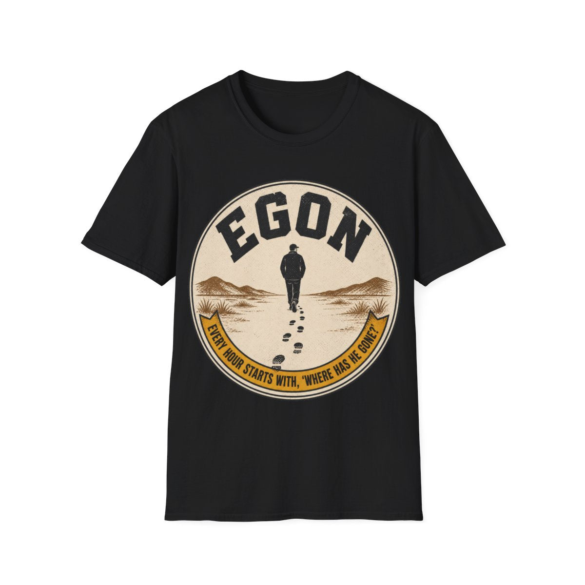 Egon T-shirt in Black