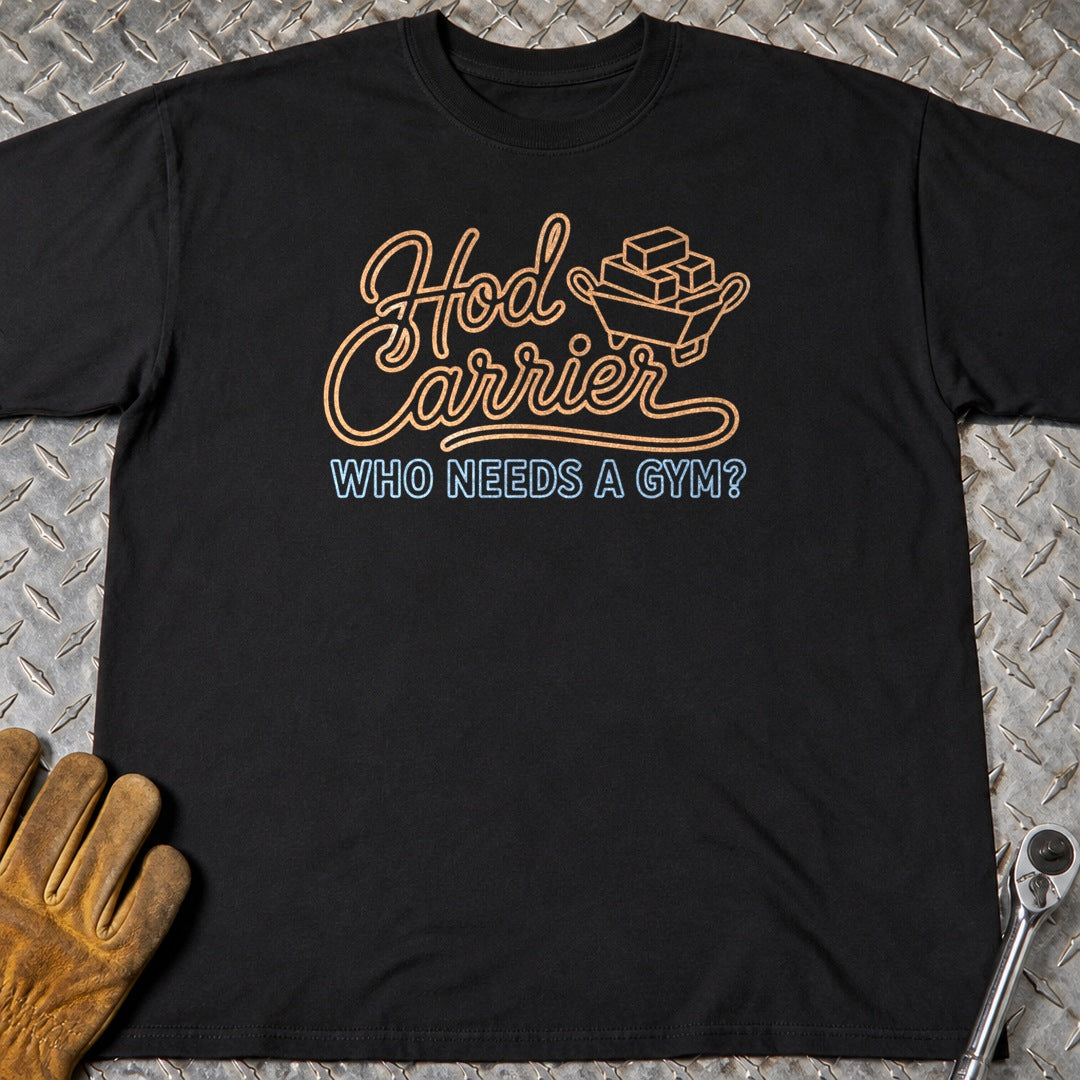 Hod Carrier t-shirt flat lay