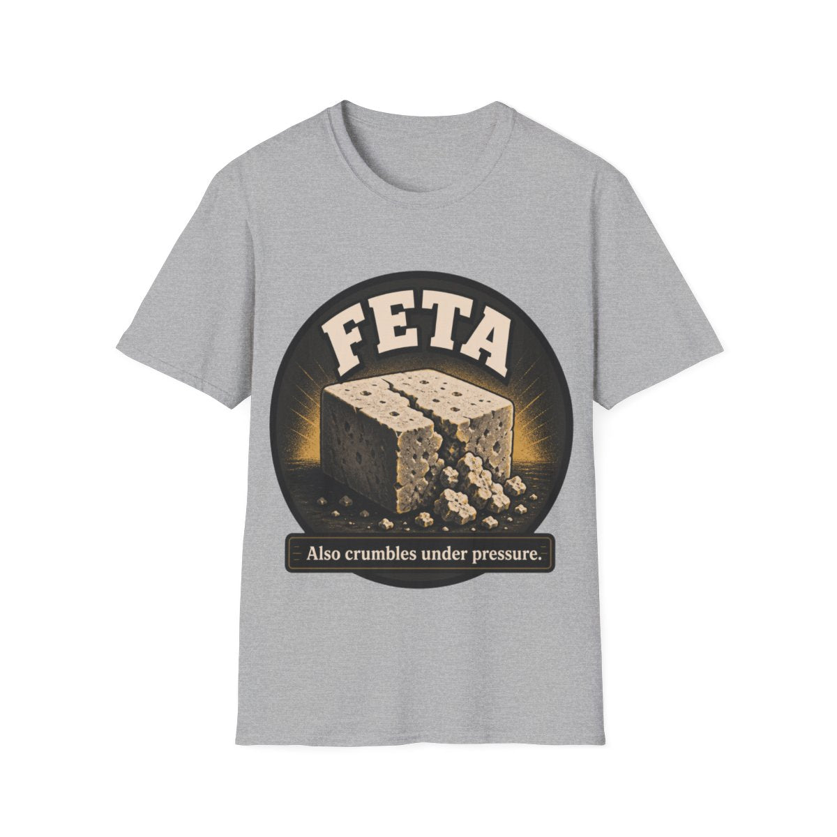 Feta T-shirt in Sport Grey