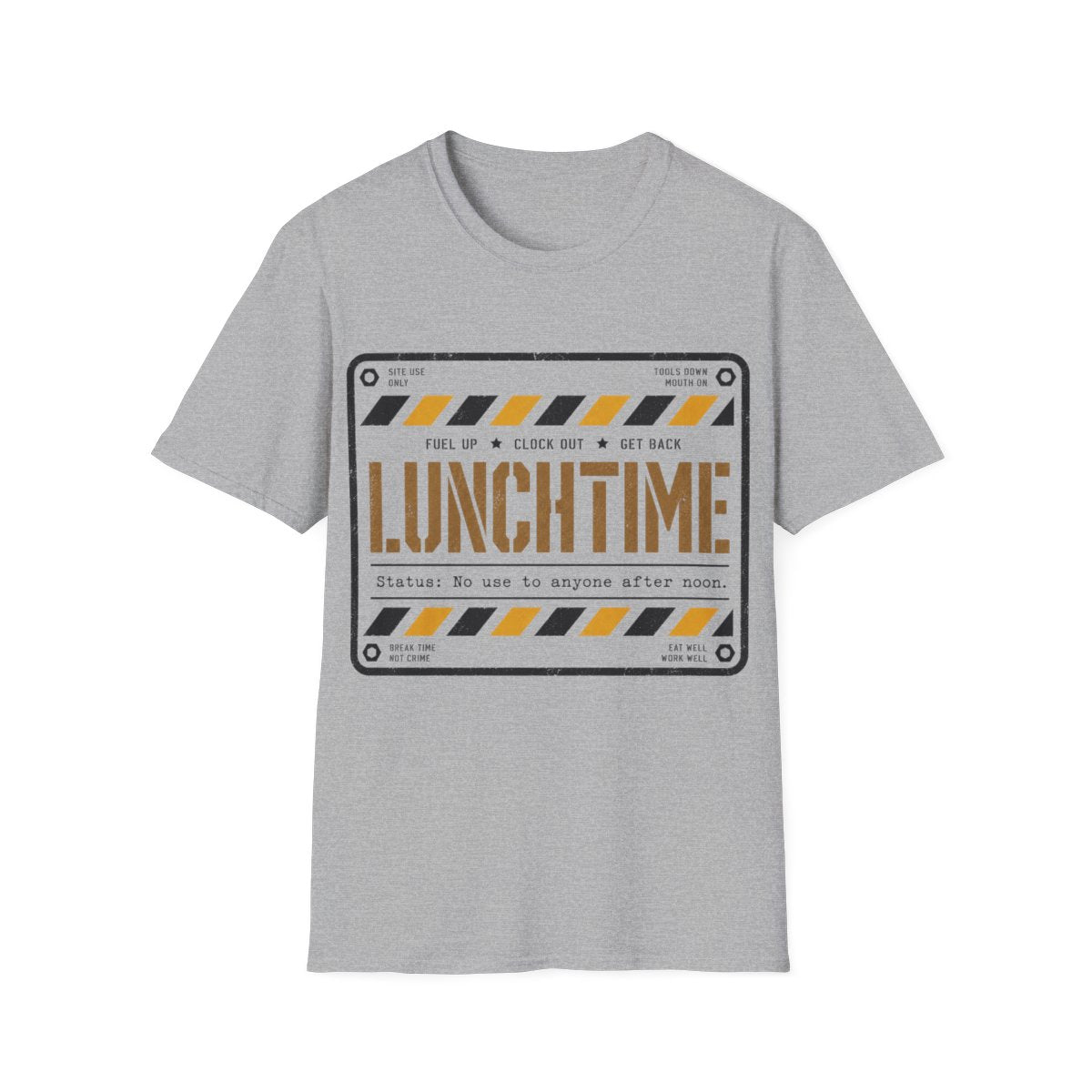 Lunchtime T-shirt in Sport Grey