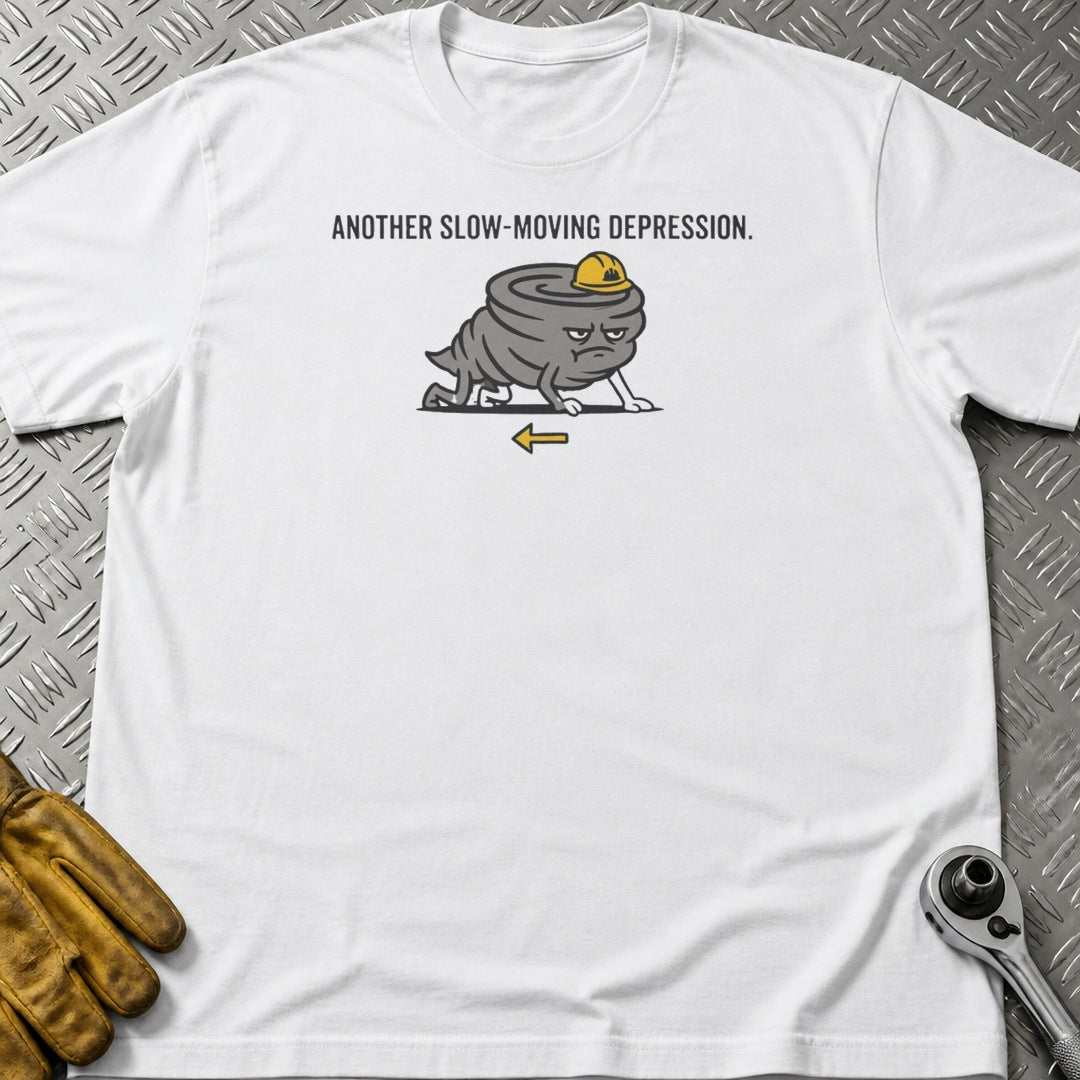 Hurricane Pipe t-shirt flat lay