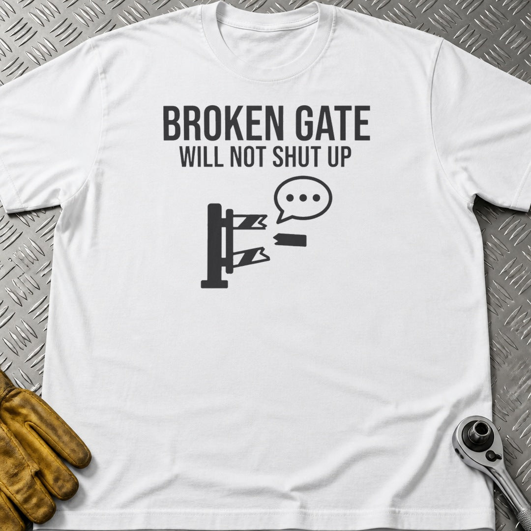 Broken Gate t-shirt flat lay