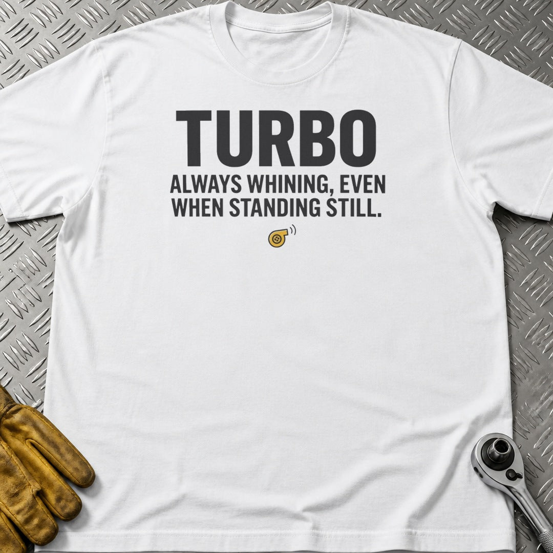 Turbo 2 t-shirt flat lay