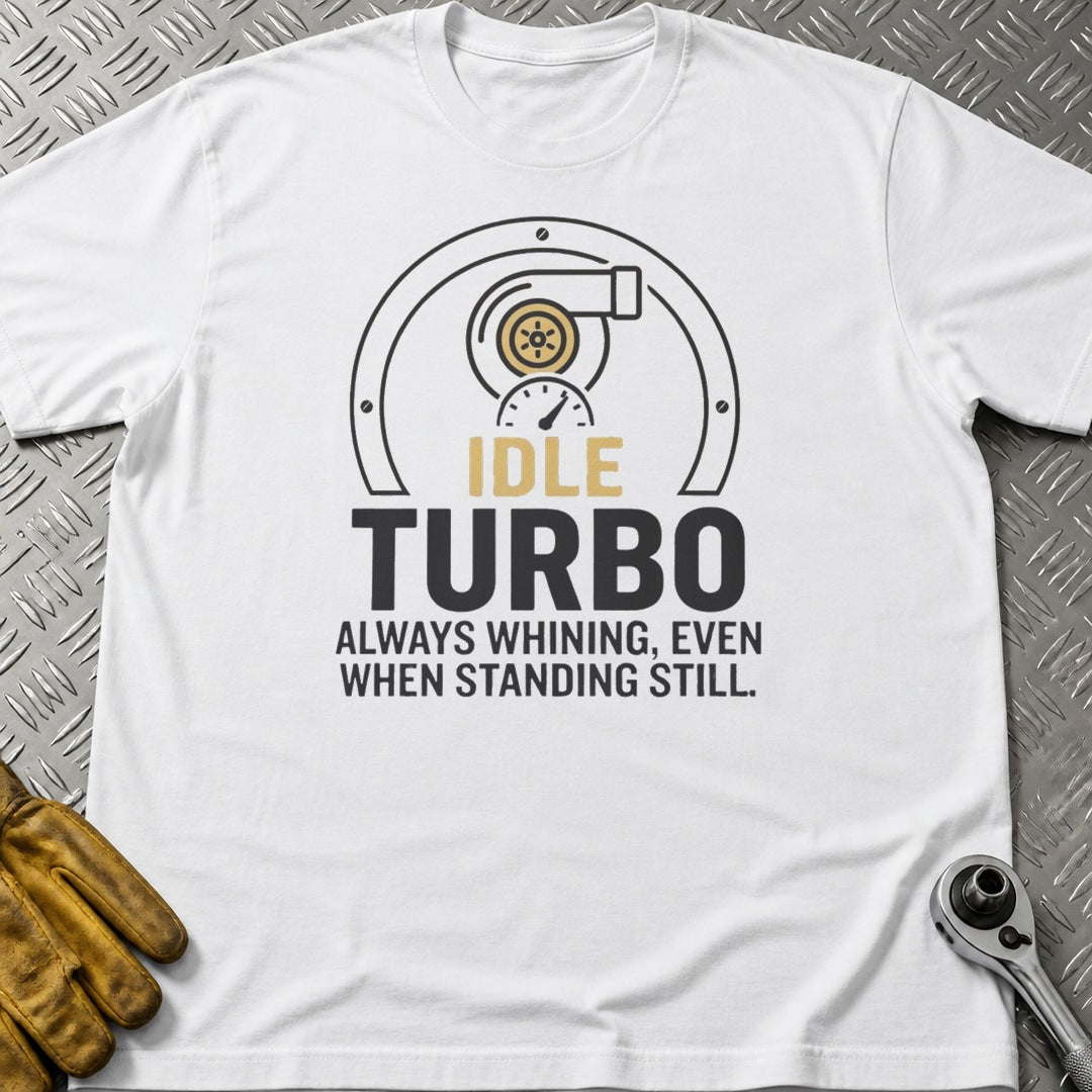 Turbo 3 t-shirt flat lay