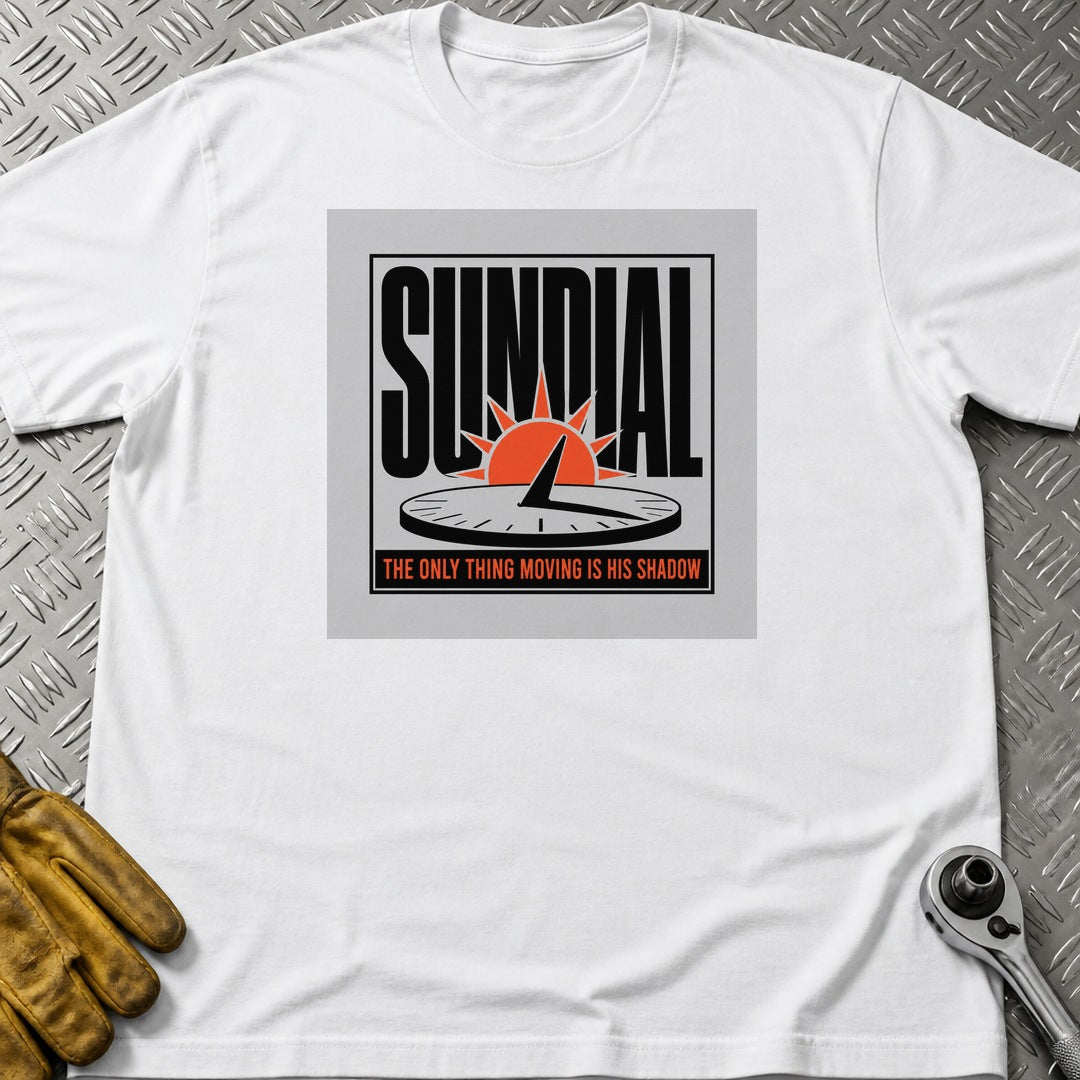 Sun Dial 2 t-shirt flat lay