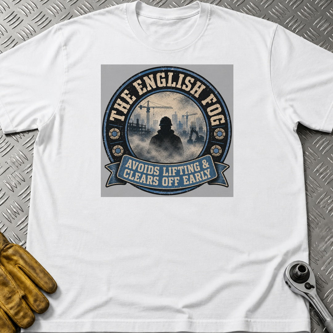 English fog 2 t-shirt flat lay