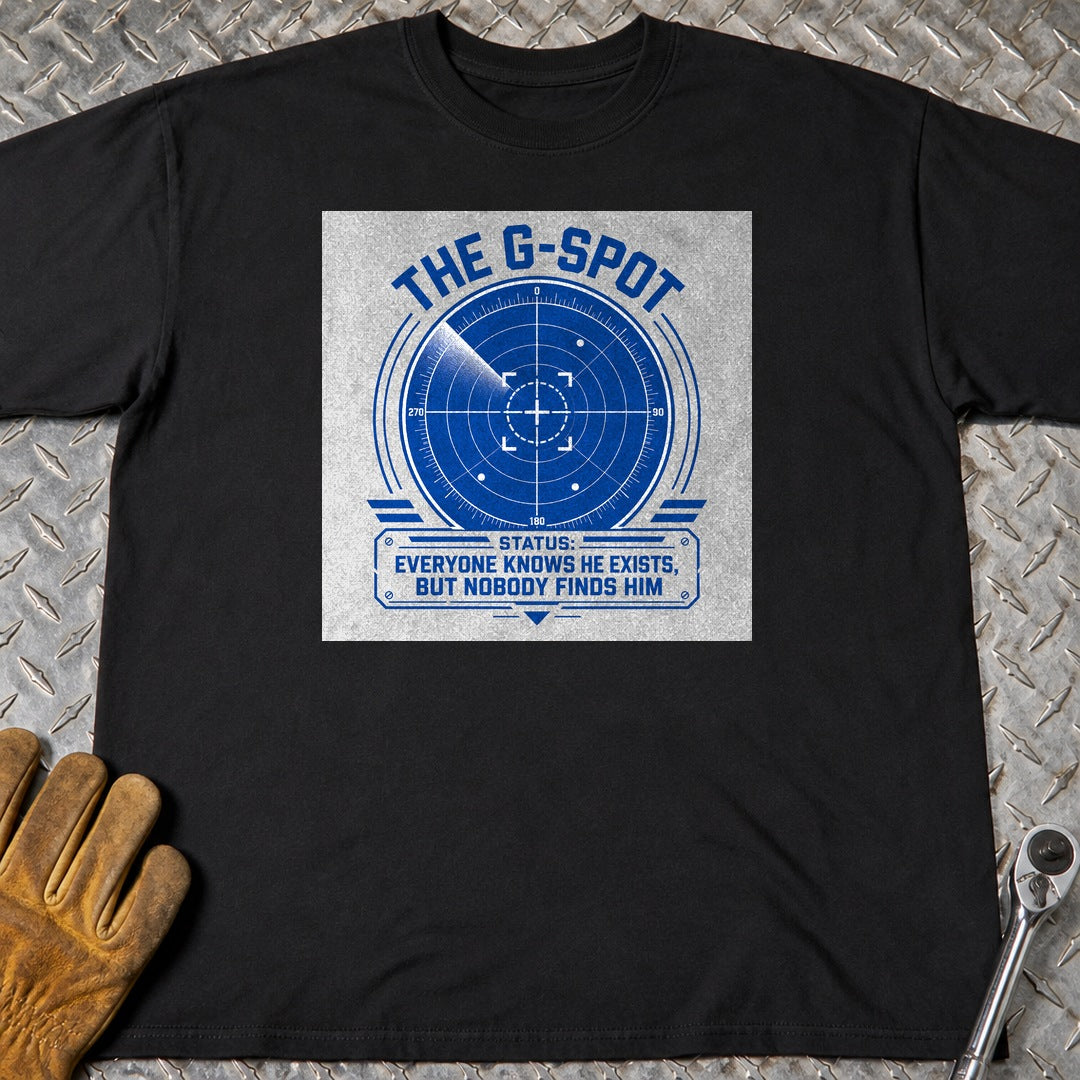 G spot 2 t-shirt flat lay