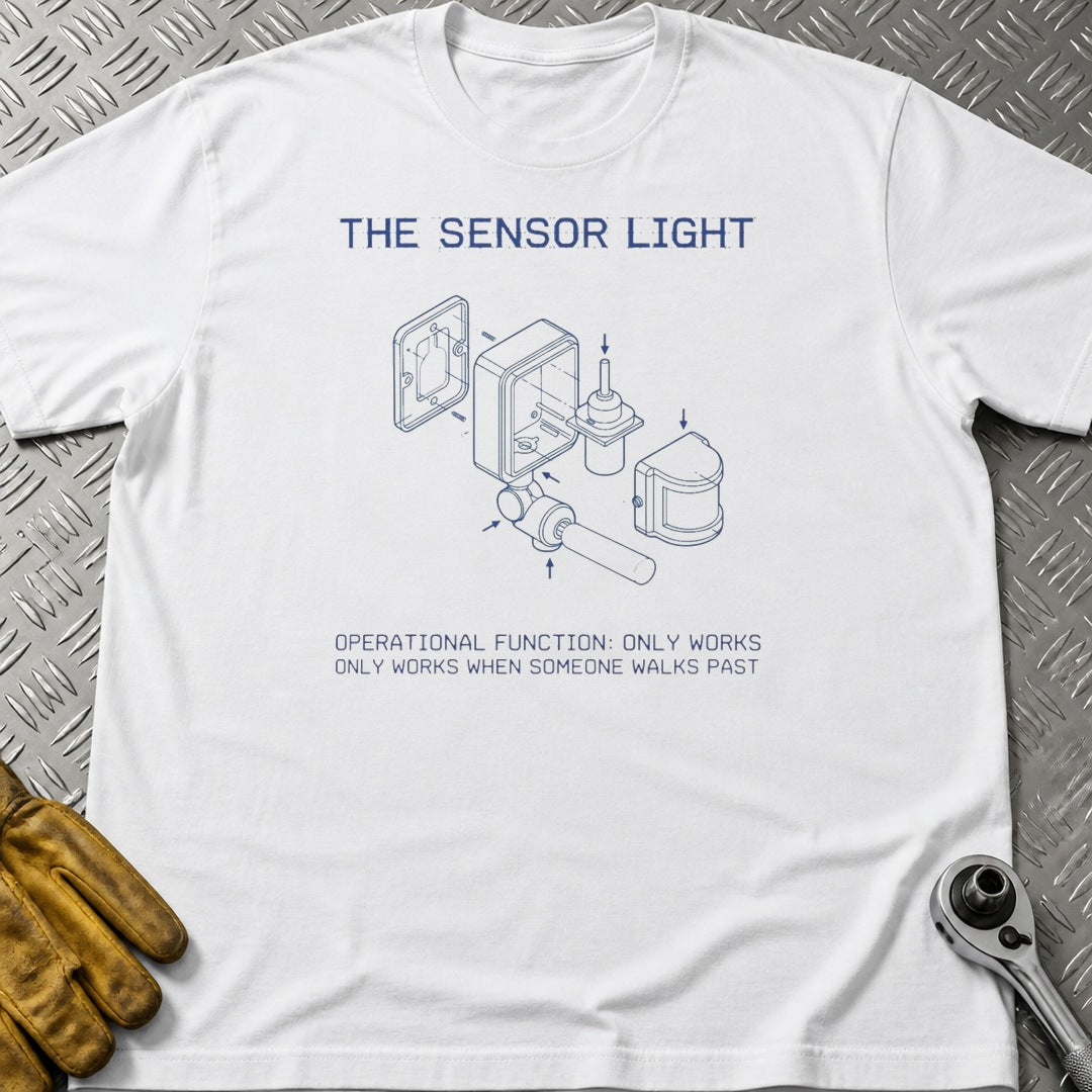 Sensor Light 3 t-shirt flat lay