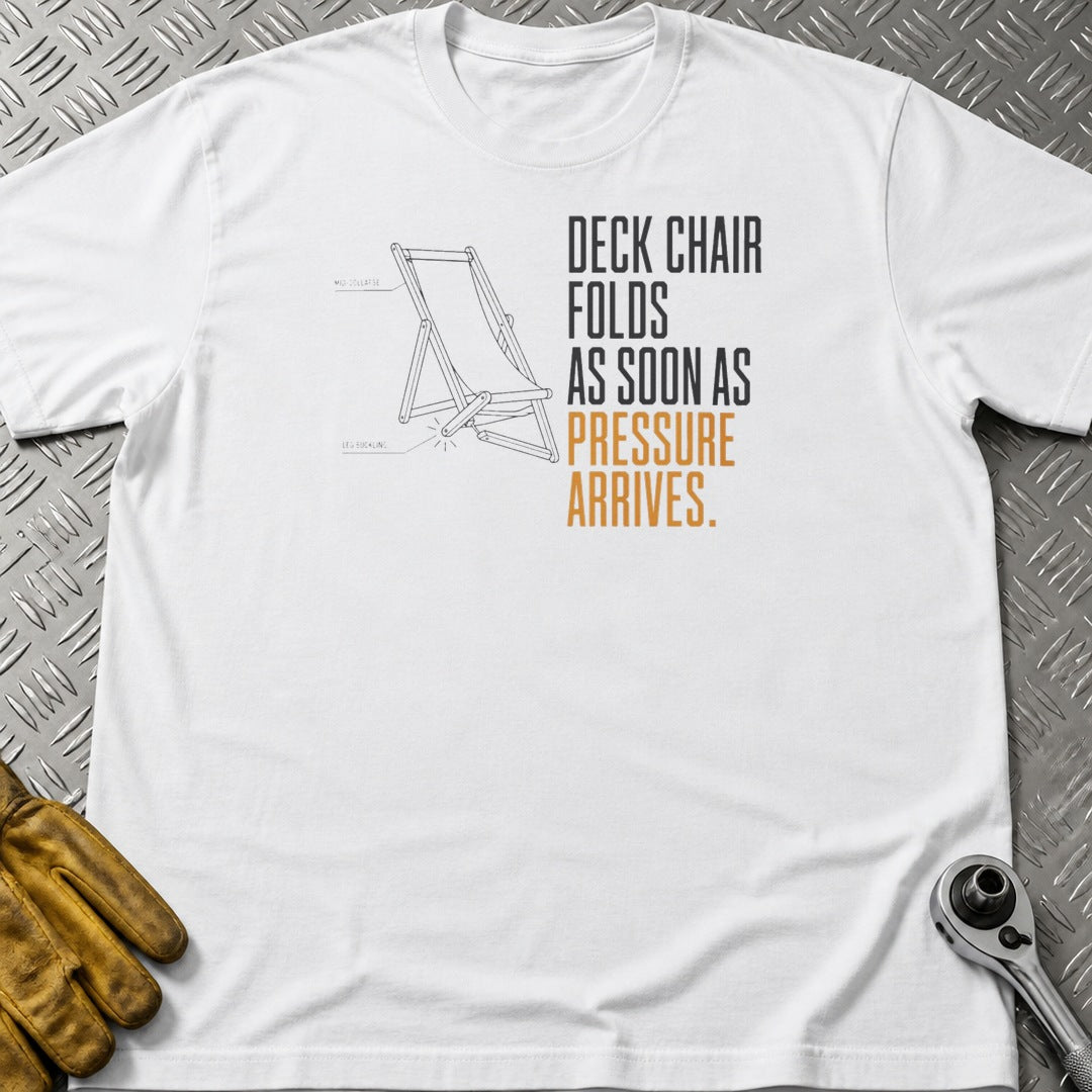 Deck Chair t-shirt flat lay