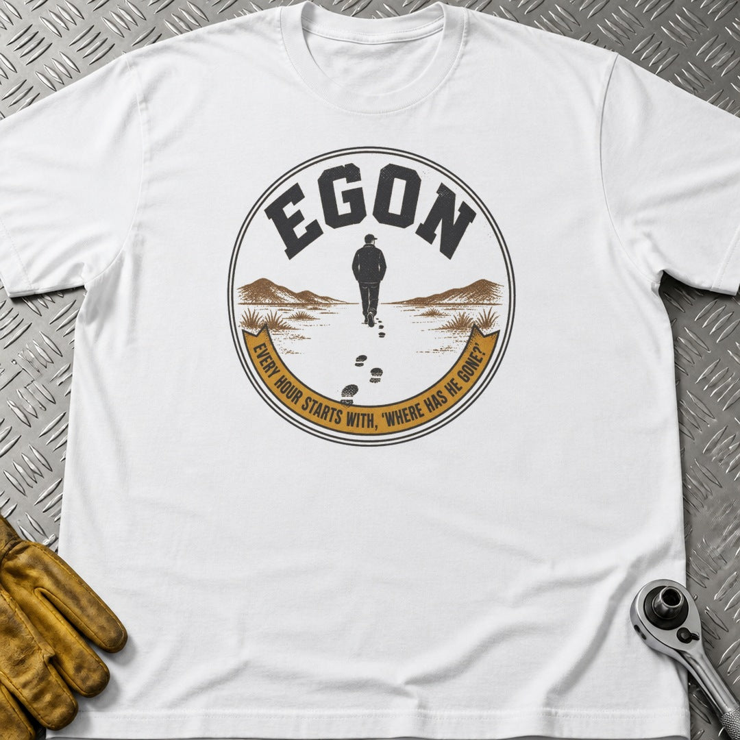 Egon t-shirt flat lay