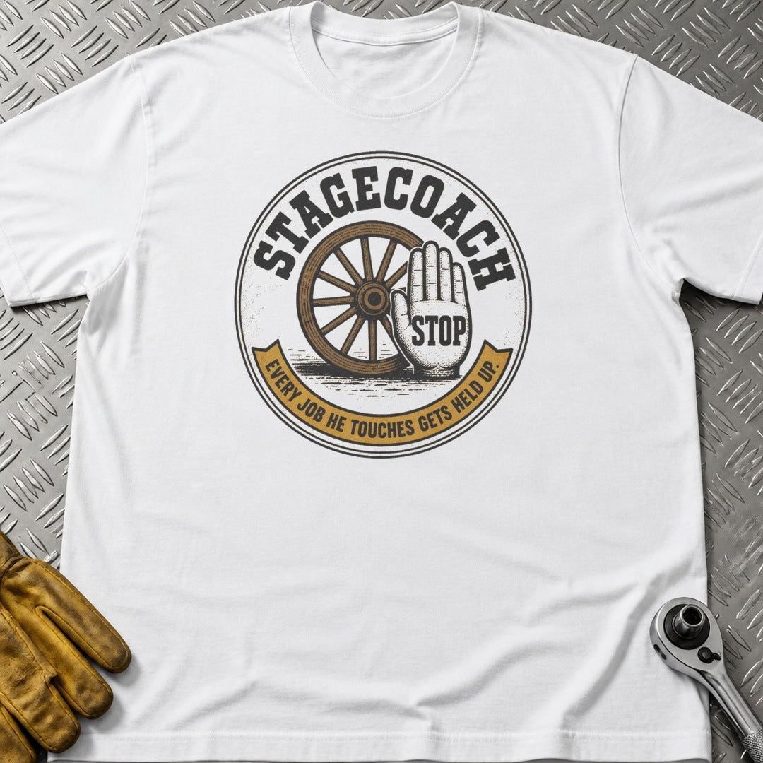 Stagecoach t-shirt flat lay