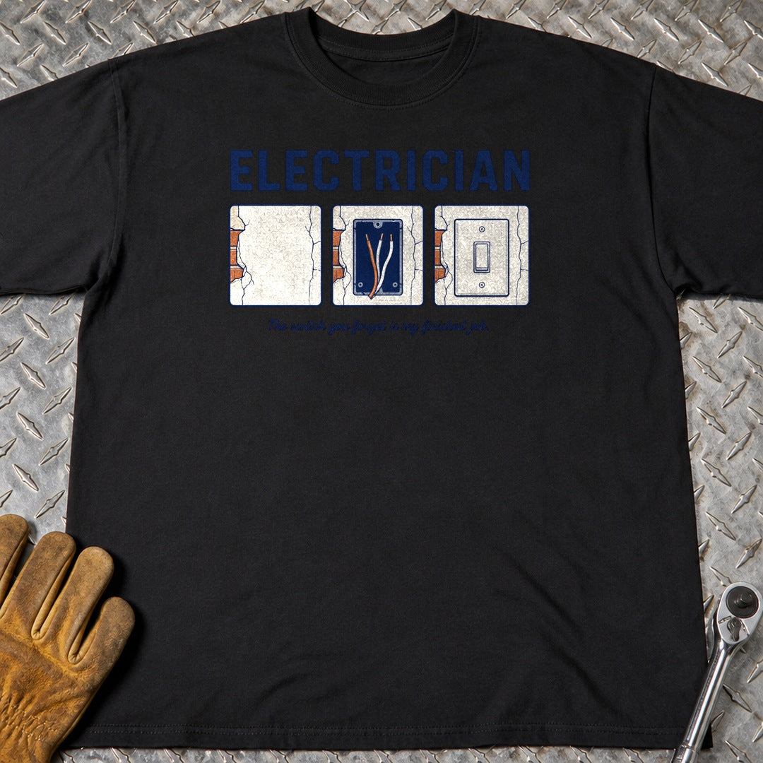 Forgotten Switch t-shirt flat lay