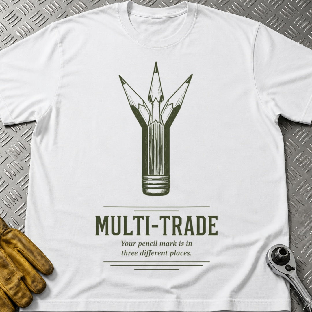 Three Places t-shirt flat lay