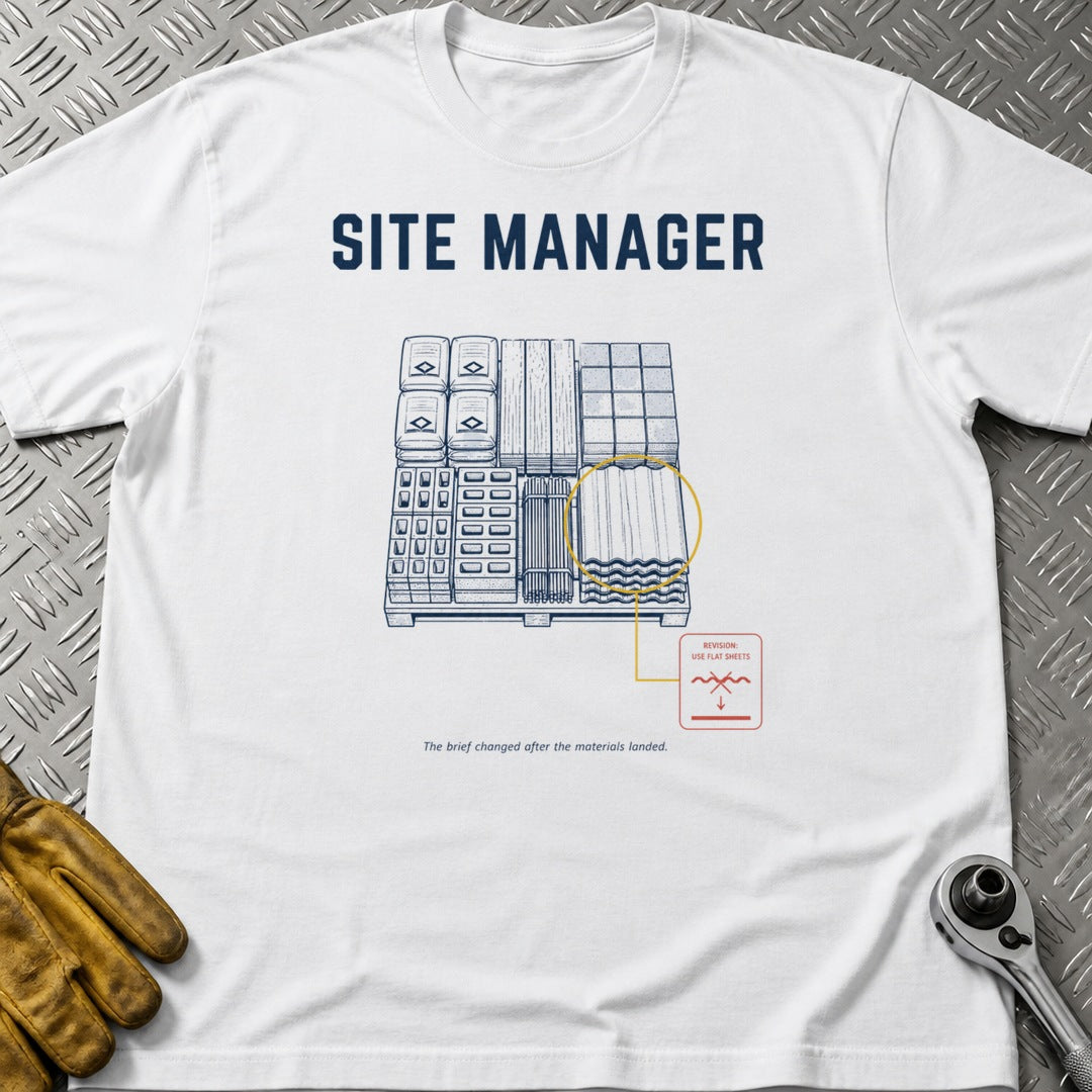 Brief Changed t-shirt flat lay