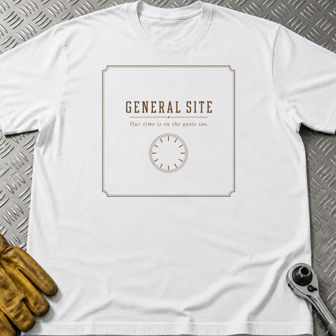 On the Quote t-shirt flat lay