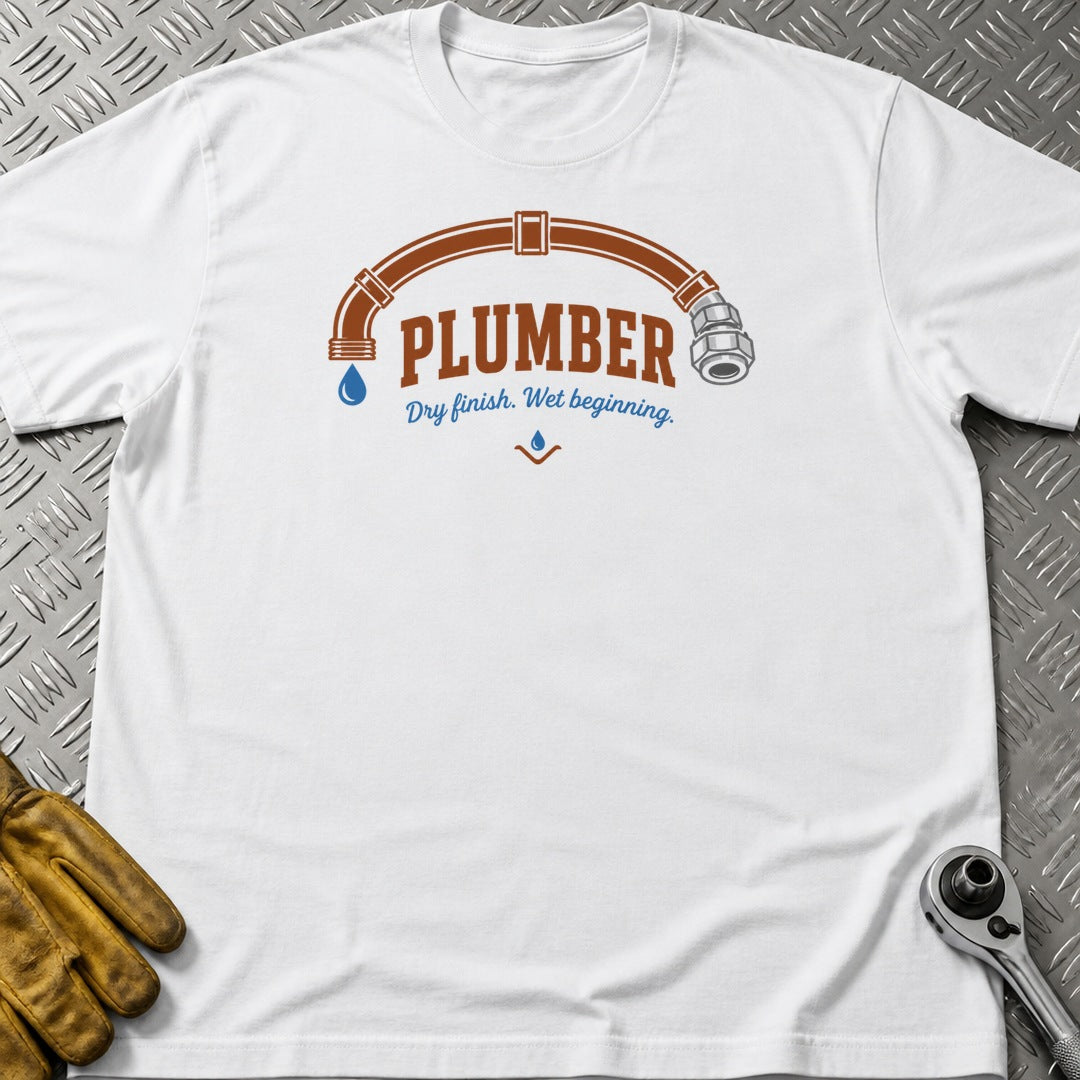 Dry Finish t-shirt flat lay