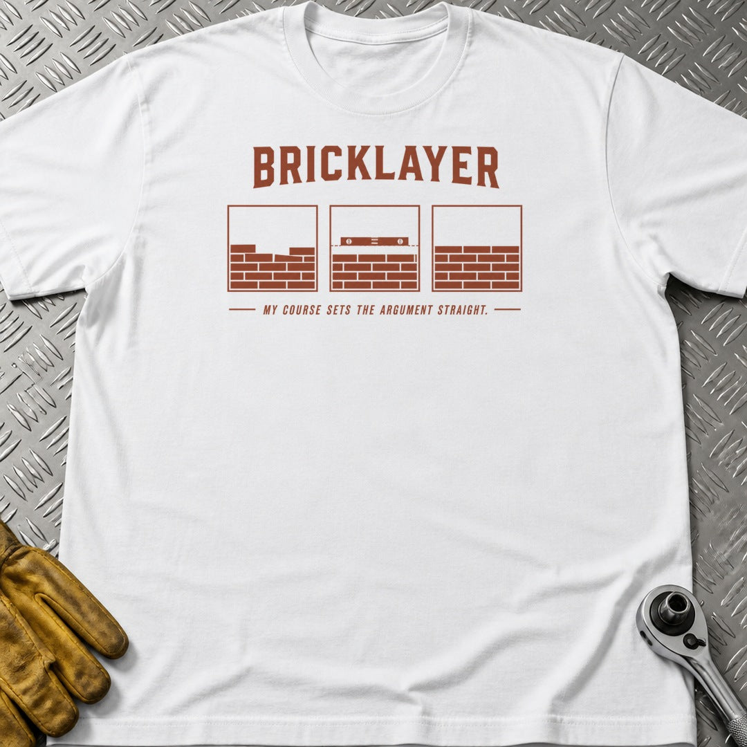 Sets It Straight t-shirt flat lay