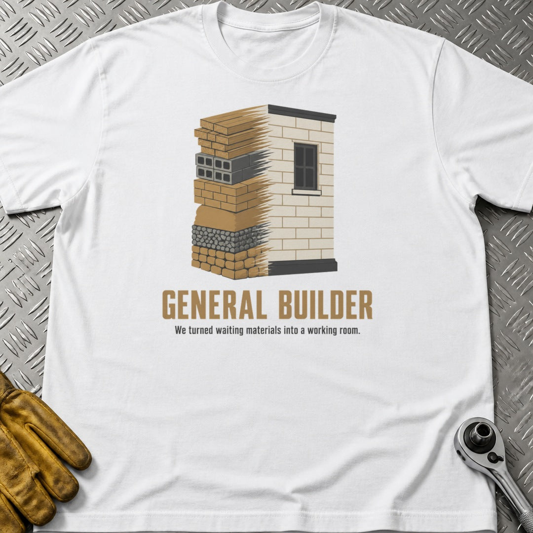 Waiting Materials t-shirt flat lay