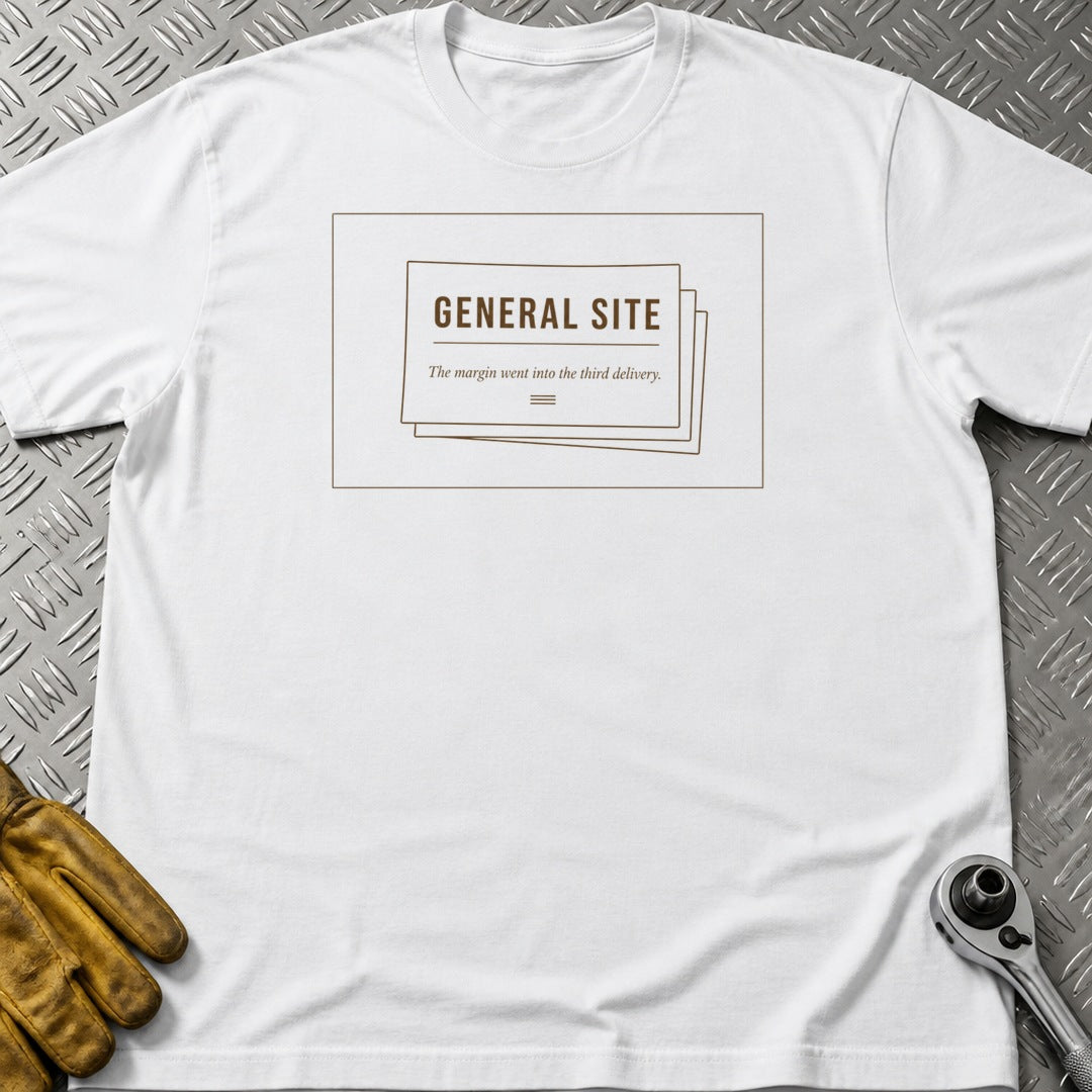 The Third Delivery t-shirt flat lay