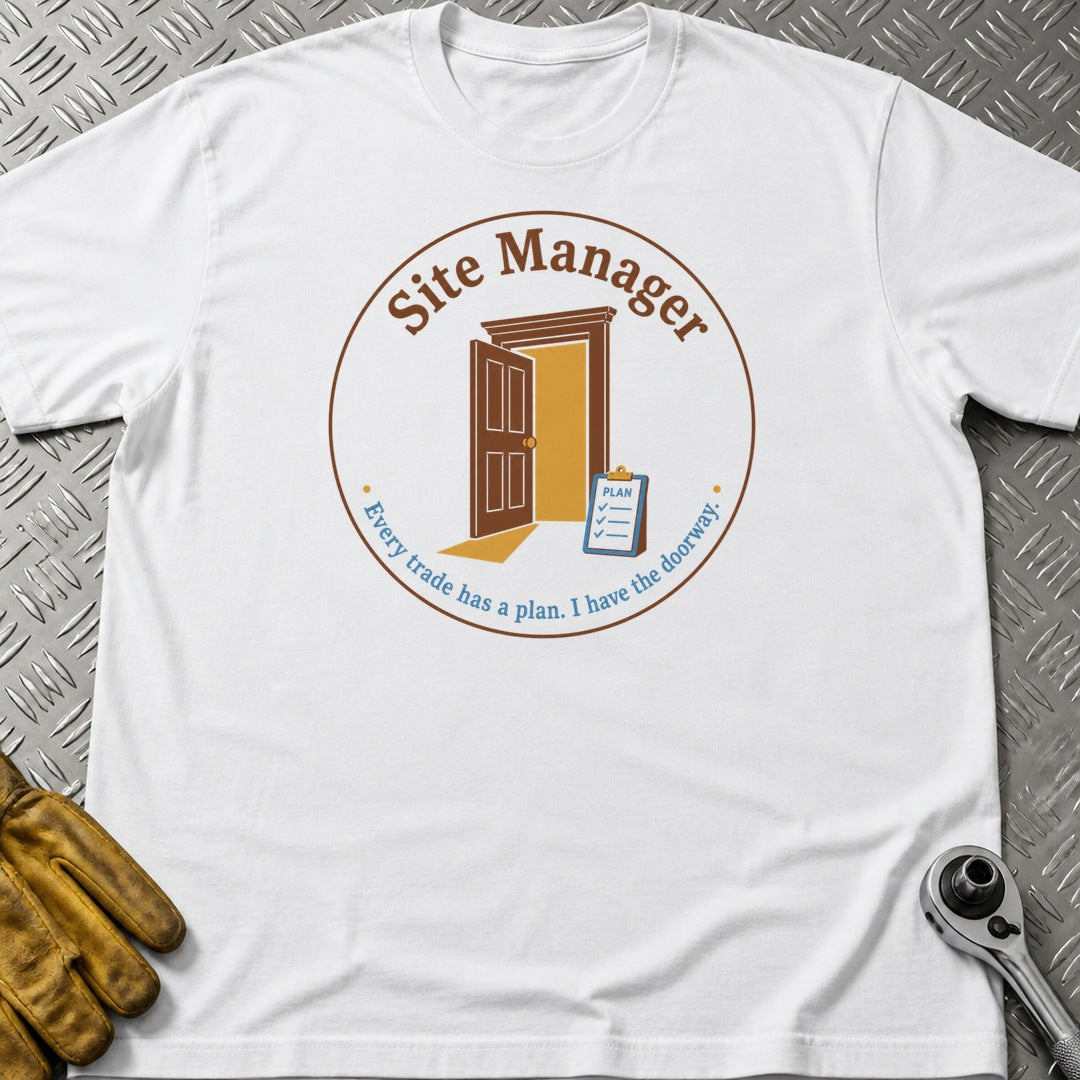 Every Trade's Plan t-shirt flat lay