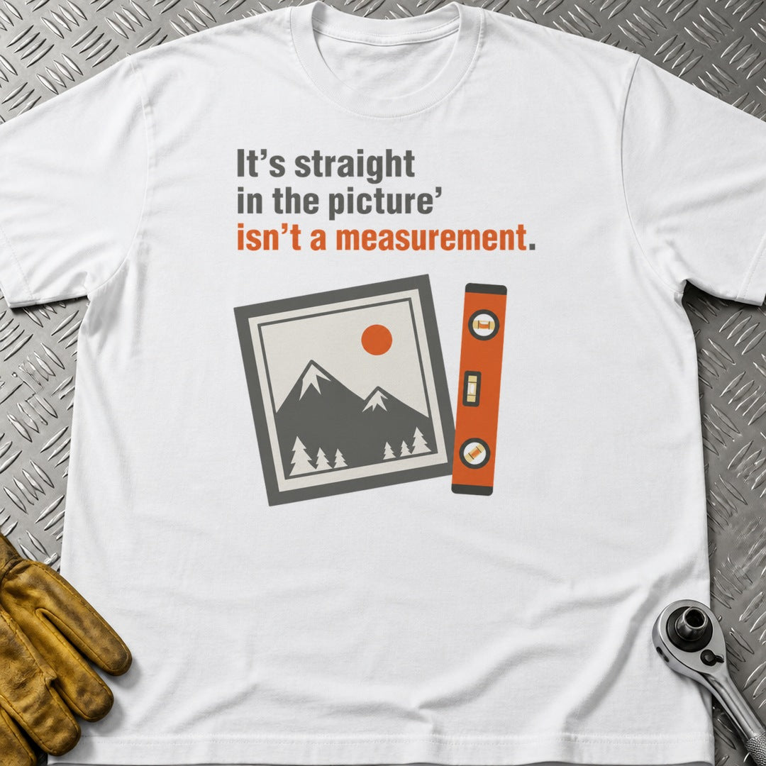 Not Measured t-shirt flat lay