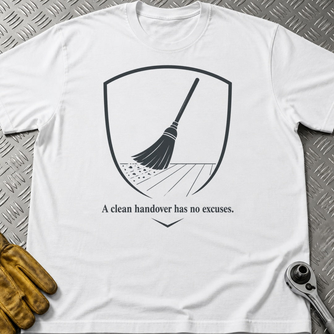 No Excuses t-shirt flat lay