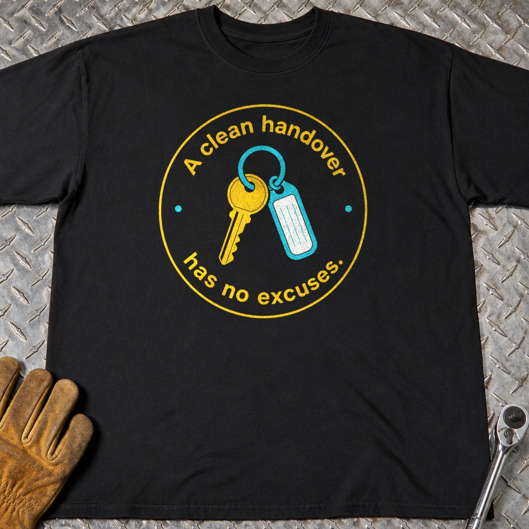 No Excuses 2 t-shirt flat lay