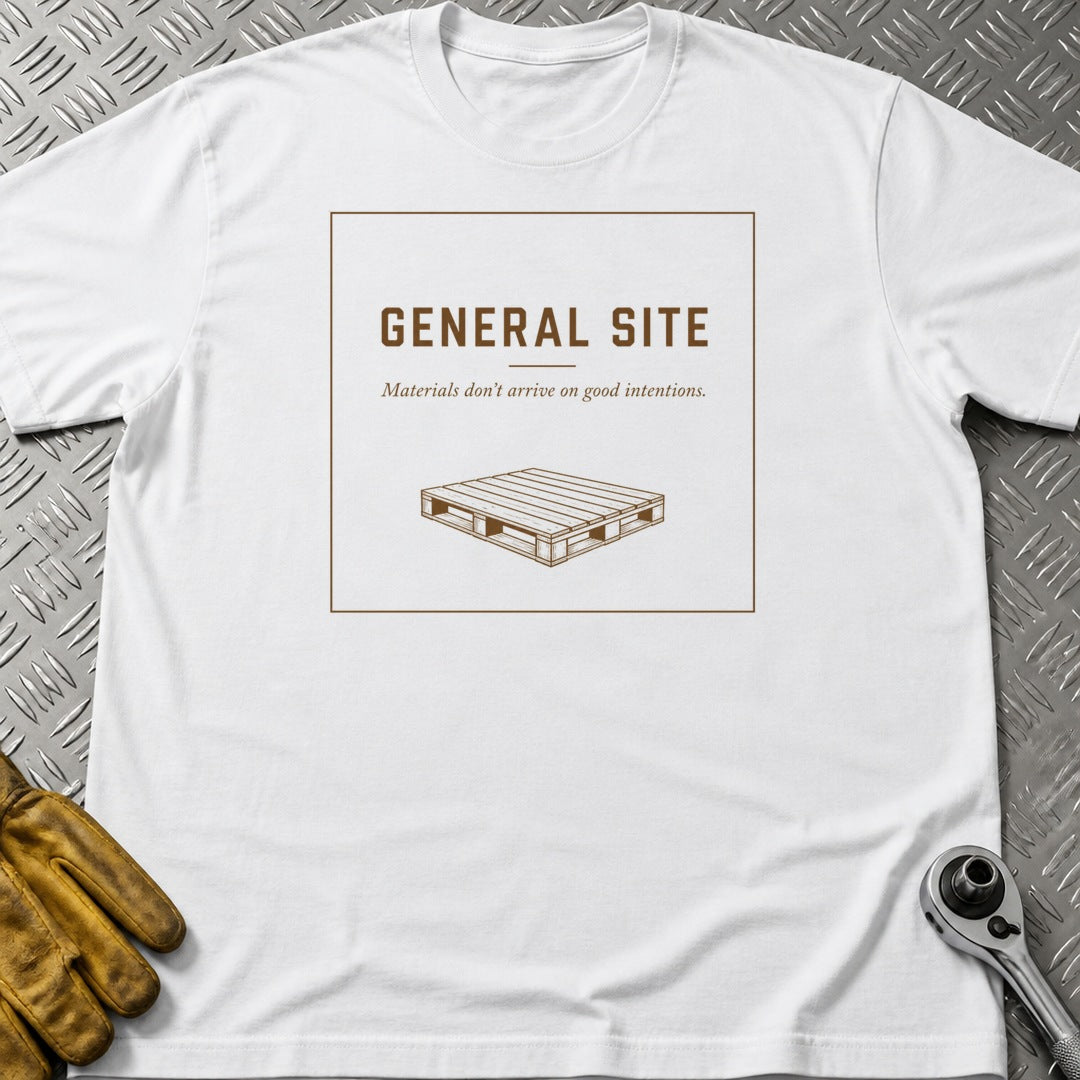 Good Intentions 2 t-shirt flat lay