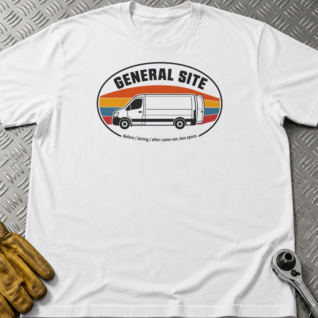 Three Stages 2 t-shirt flat lay