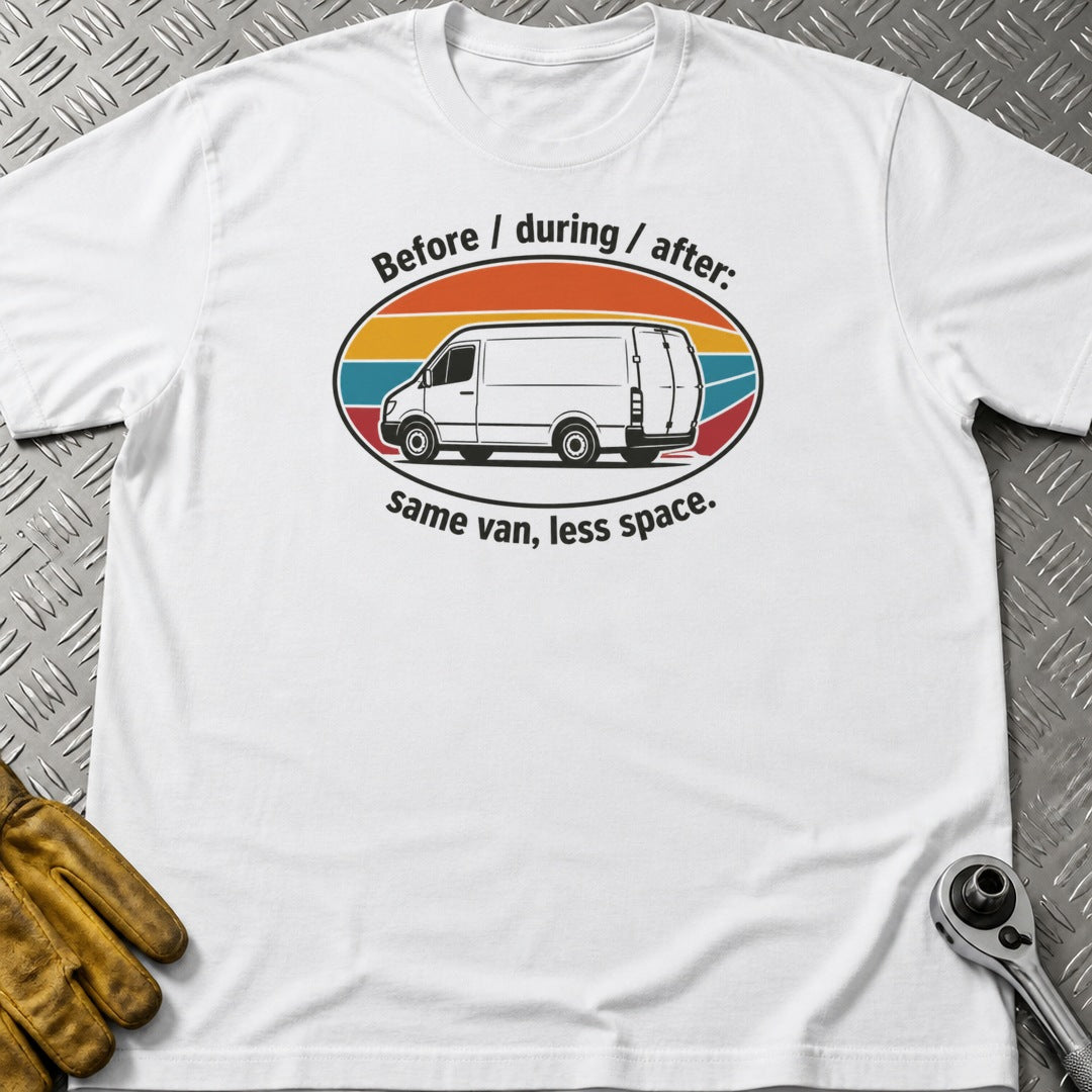 Three Stages 3 t-shirt flat lay