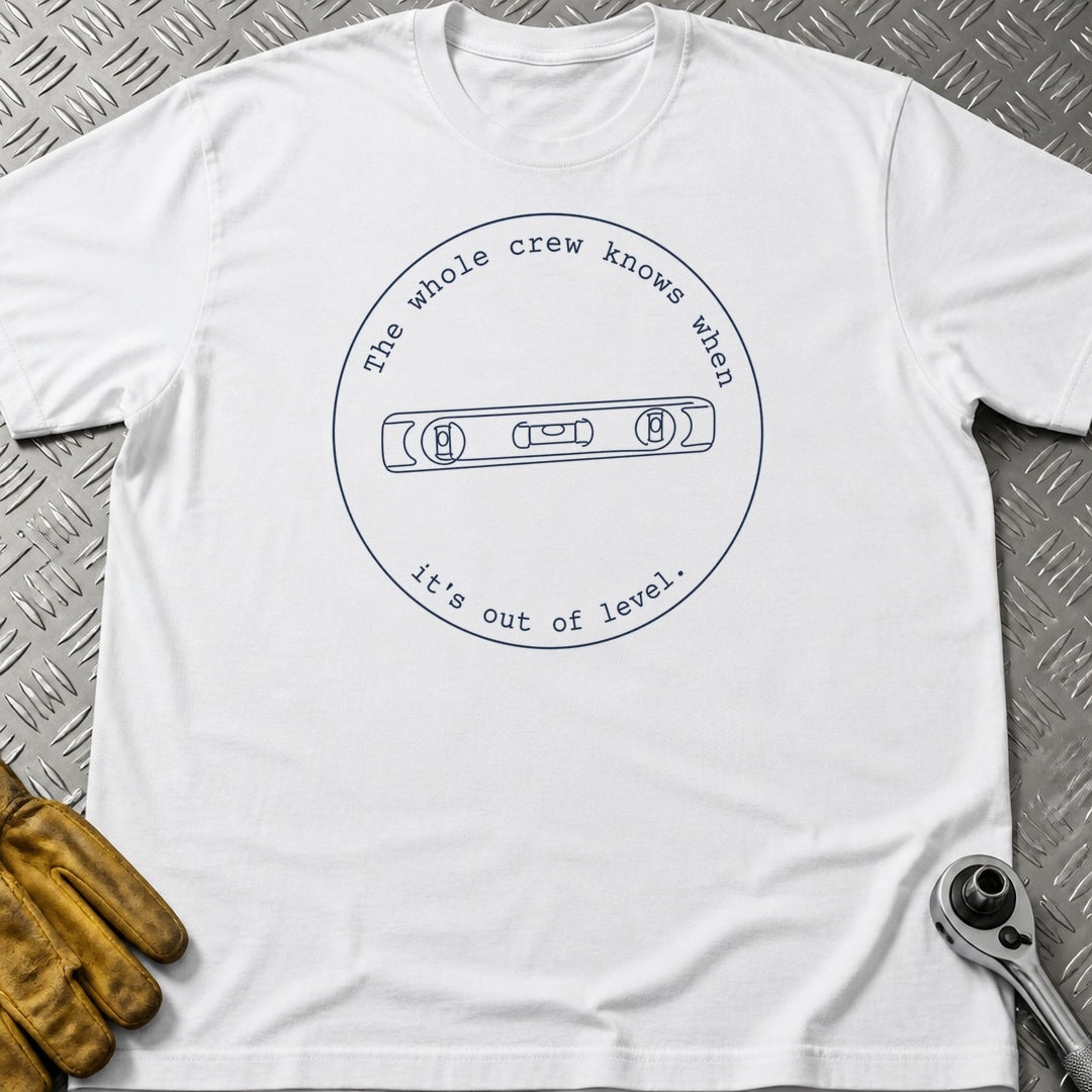 Out of Level 2 t-shirt flat lay