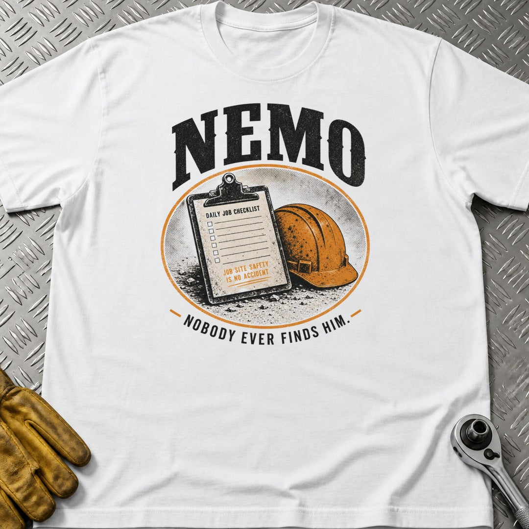 Nemo t-shirt flat lay