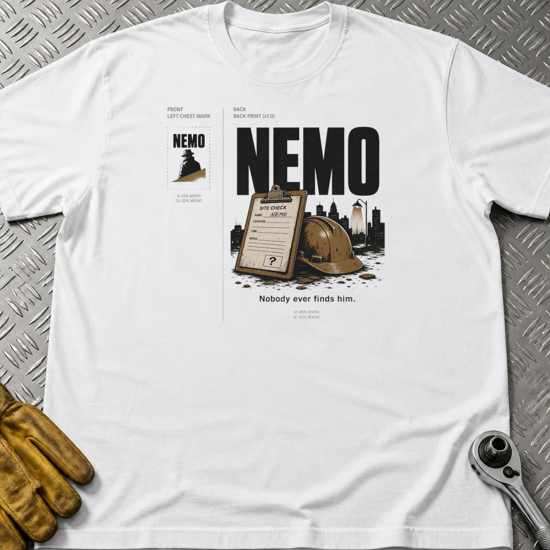 Nemo 2 t-shirt flat lay