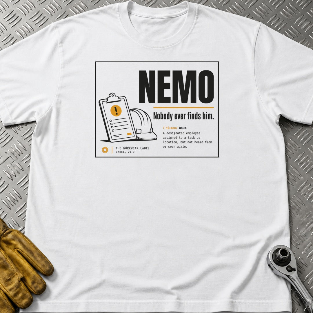 Nemo 4 t-shirt flat lay