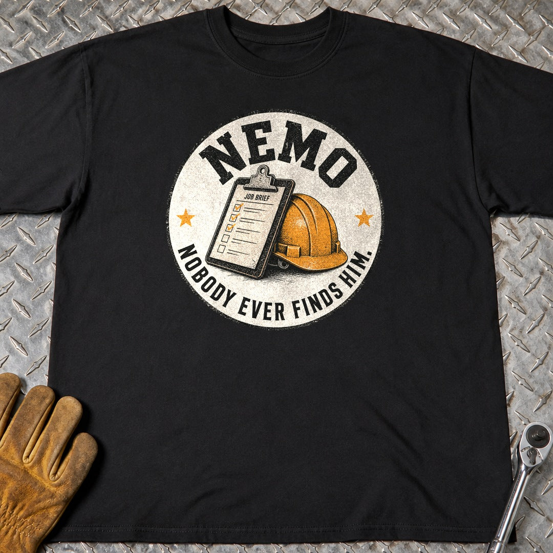 Nemo 5 t-shirt flat lay