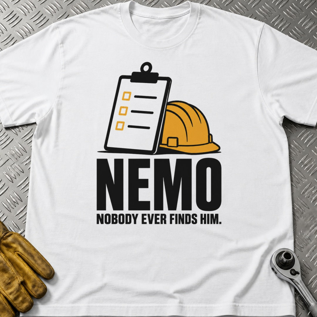 Nemo 6 t-shirt flat lay