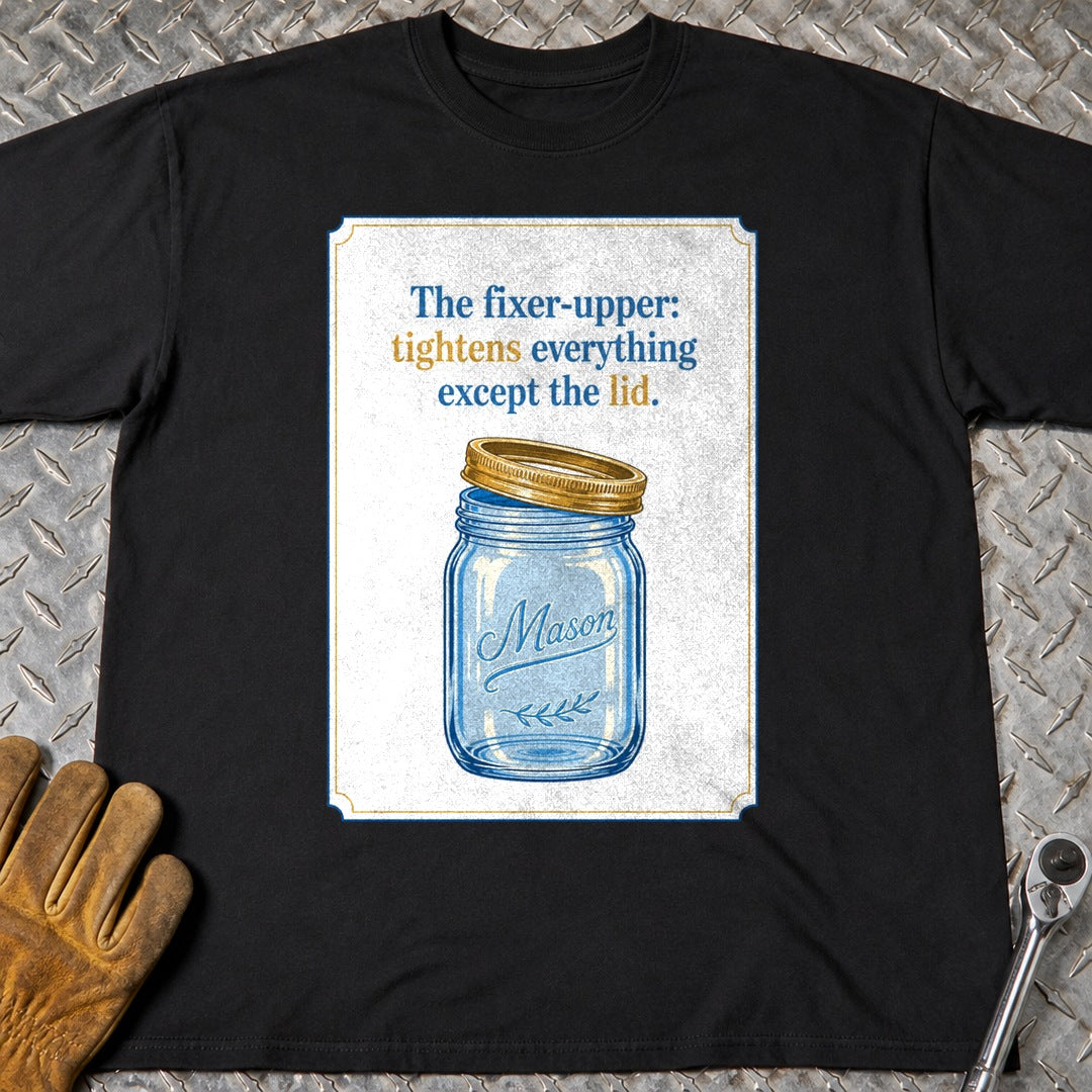 The Fixer-upper t-shirt flat lay