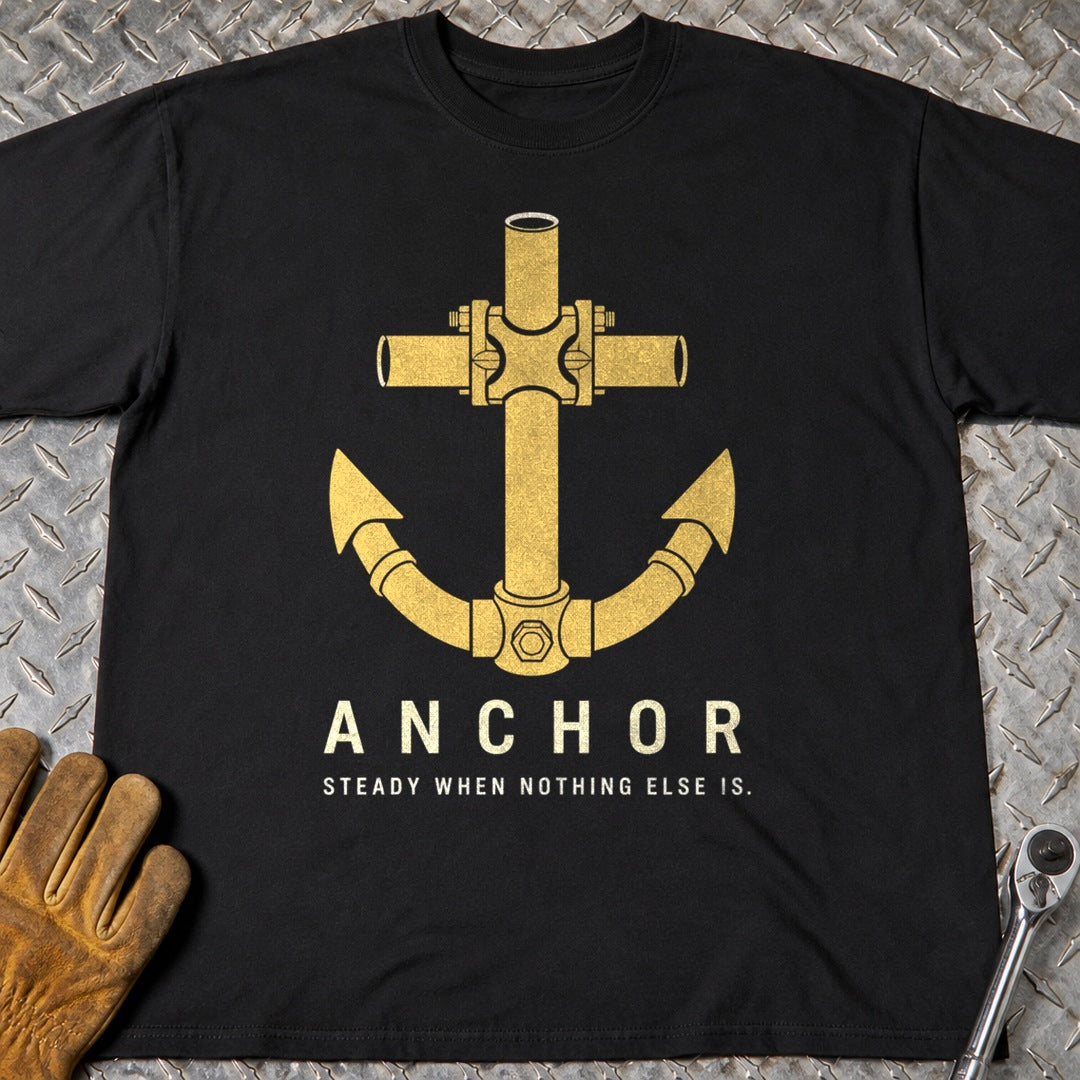 Anchor t-shirt flat lay